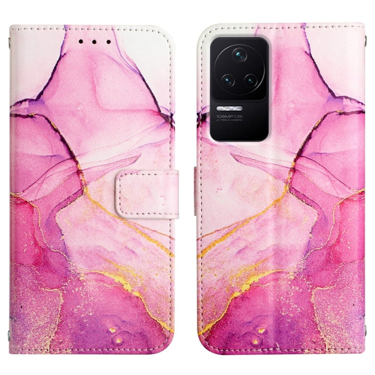 For Xiaomi Redmi K50 Pro PT003 Marble Pattern Flip Leather Phone Case