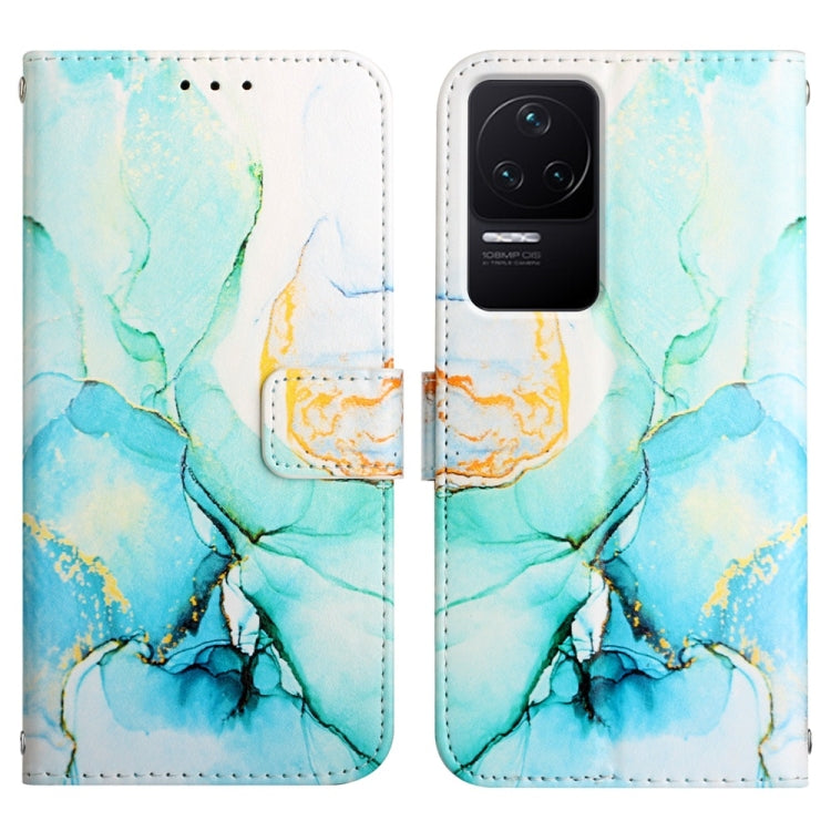 For Xiaomi Redmi K50 Pro PT003 Marble Pattern Flip Leather Phone Case