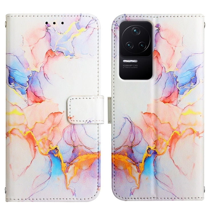 For Xiaomi Redmi K50 Pro PT003 Marble Pattern Flip Leather Phone Case