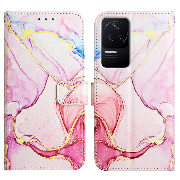 For Xiaomi Redmi K50 Pro PT003 Marble Pattern Flip Leather Phone Case