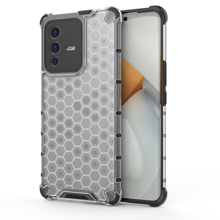 For vivo S12 Pro Shockproof Honeycomb PC + TPU Phone Case