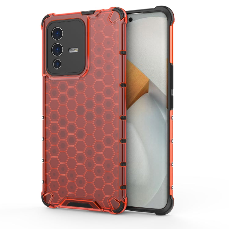 For vivo S12 Pro Shockproof Honeycomb PC + TPU Phone Case