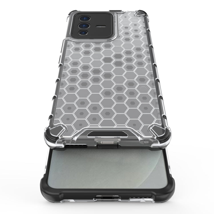 For vivo S12 Pro Shockproof Honeycomb PC + TPU Phone Case