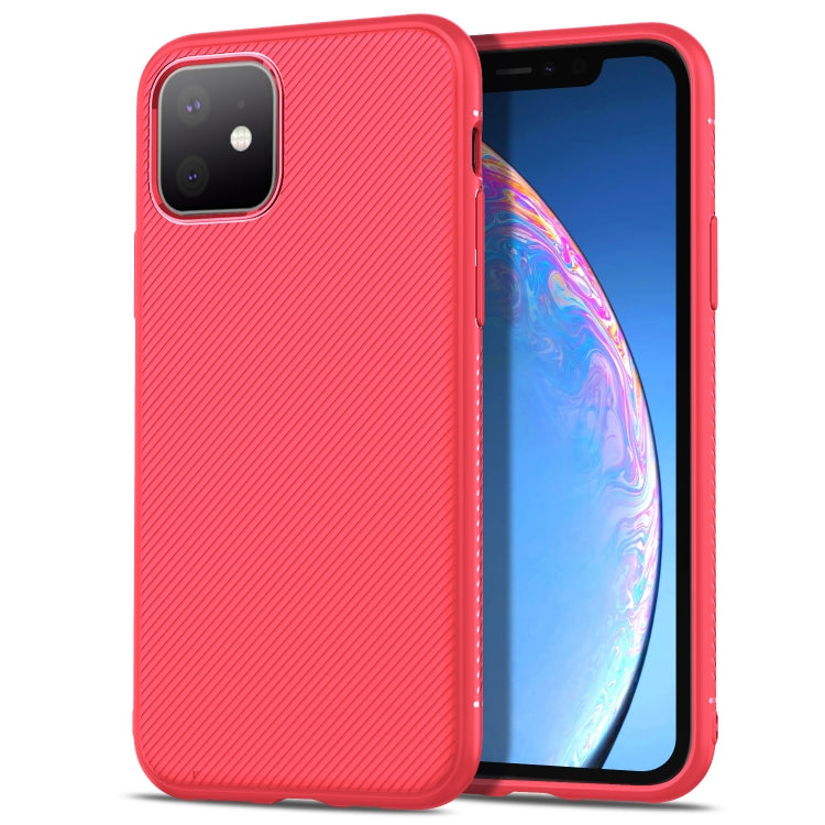 For iPhone 11 Lenuo Leshen Series Stripe Texture TPU Case