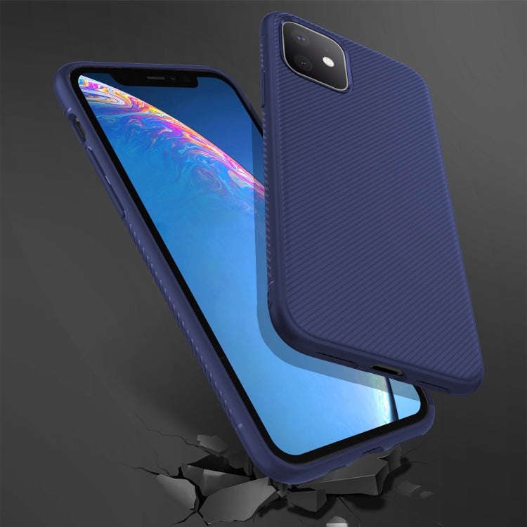 For iPhone 11 Lenuo Leshen Series Stripe Texture TPU Case