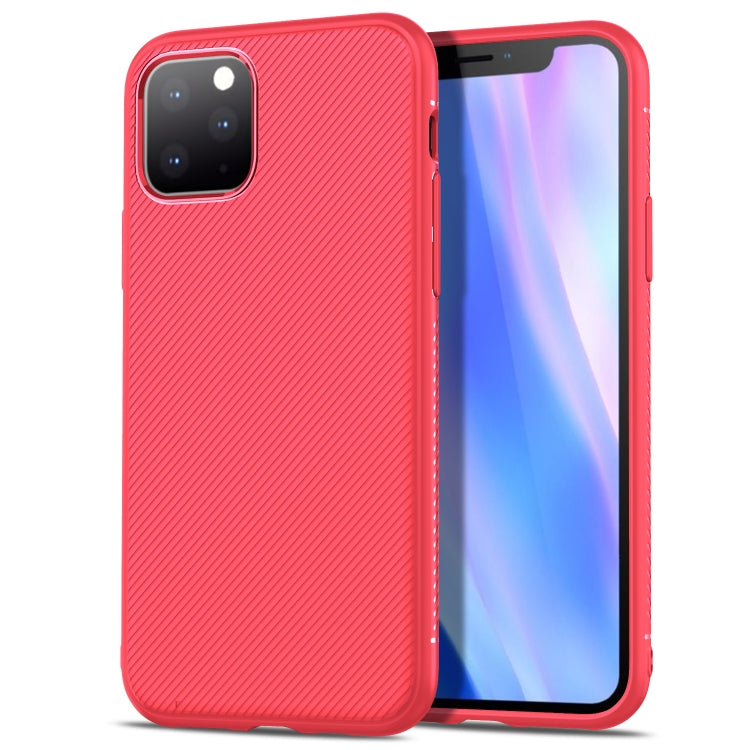 For iPhone 11 Pro Max Lenuo Leshen Series Stripe Texture TPU Case