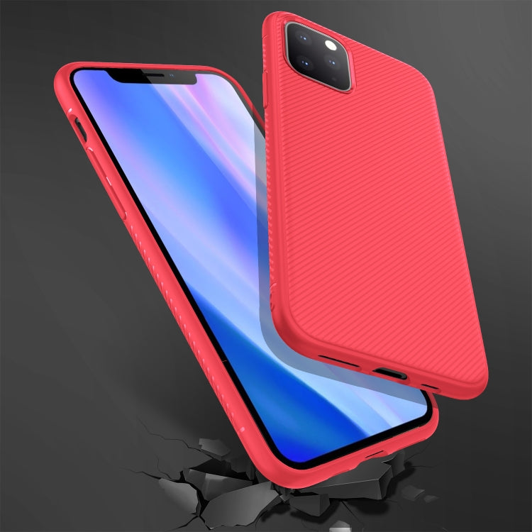 For iPhone 11 Pro Max Lenuo Leshen Series Stripe Texture TPU Case