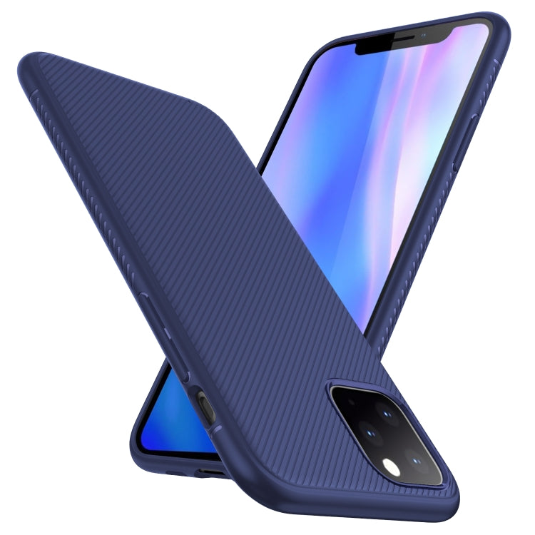 For iPhone 11 Pro Max Lenuo Leshen Series Stripe Texture TPU Case