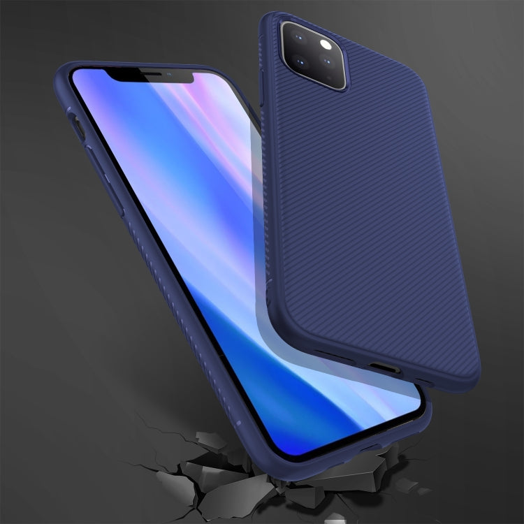 For iPhone 11 Pro Max Lenuo Leshen Series Stripe Texture TPU Case