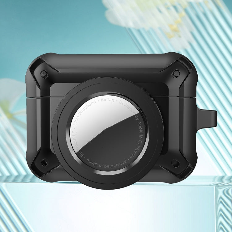 For AirPods Pro Wireless Earphone Protective Case with AirTag Case