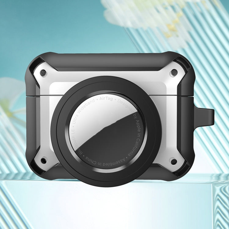 For AirPods Pro Wireless Earphone Protective Case with AirTag Case