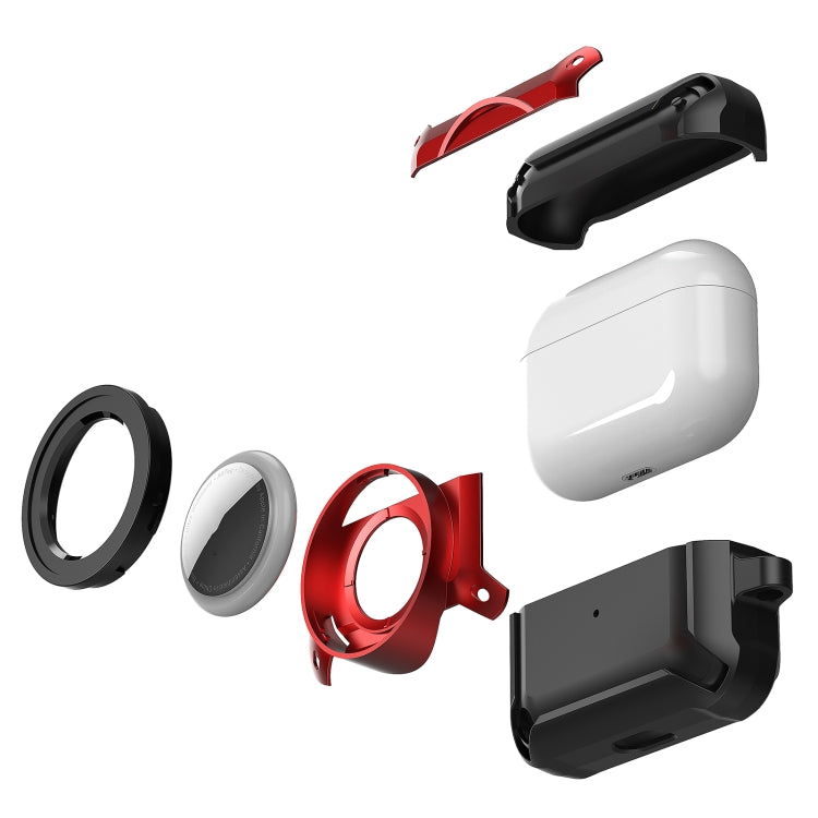 For AirPods Pro Wireless Earphone Protective Case with AirTag Case