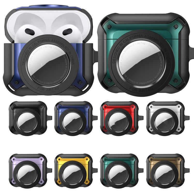 For AirPods 3 Wireless Earphone Protective Case with AirTag Case