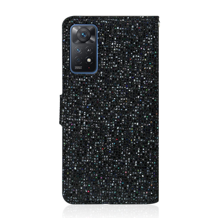 For Xiaomi Redmi Note 11 Pro International Glitter Powder Leather Phone Case