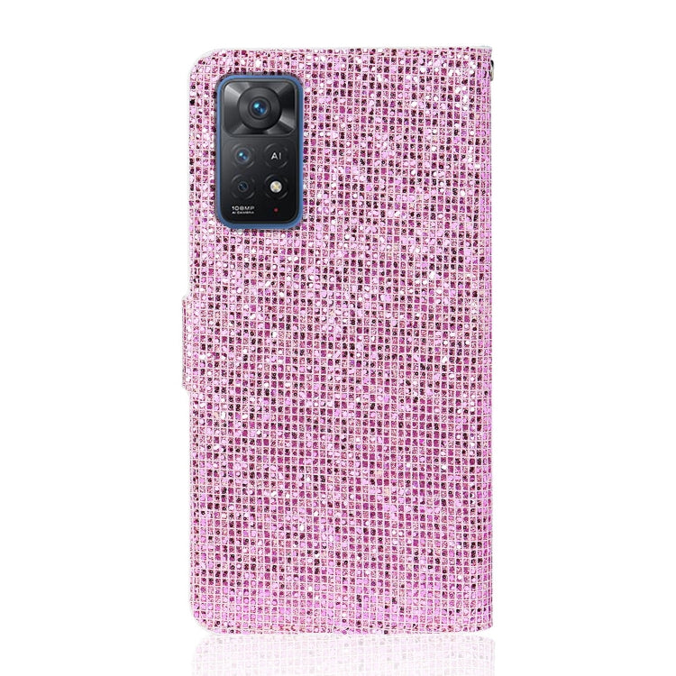 For Xiaomi Redmi Note 11 Pro International Glitter Powder Leather Phone Case