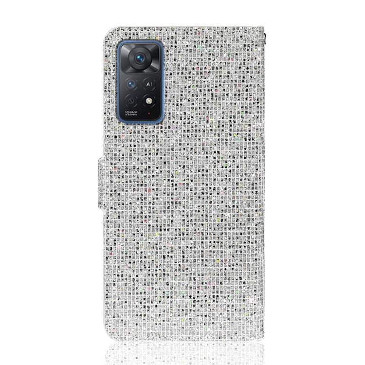 For Xiaomi Redmi Note 11 Pro International Glitter Powder Leather Phone Case