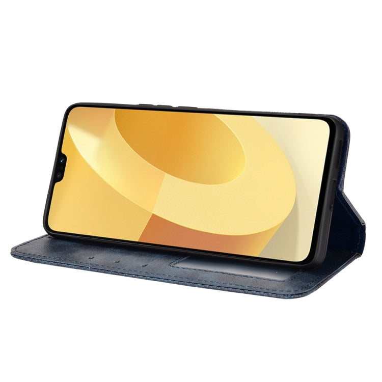 For vivo S12 / V23 5G Magnetic Buckle Retro Texture Leather Phone Case