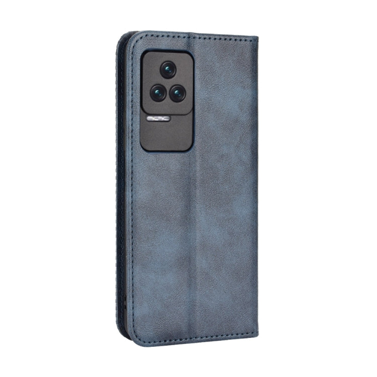 For Xiaomi Redmi K50 / K50 Pro Magnetic Buckle Retro Texture Leather Phone Case