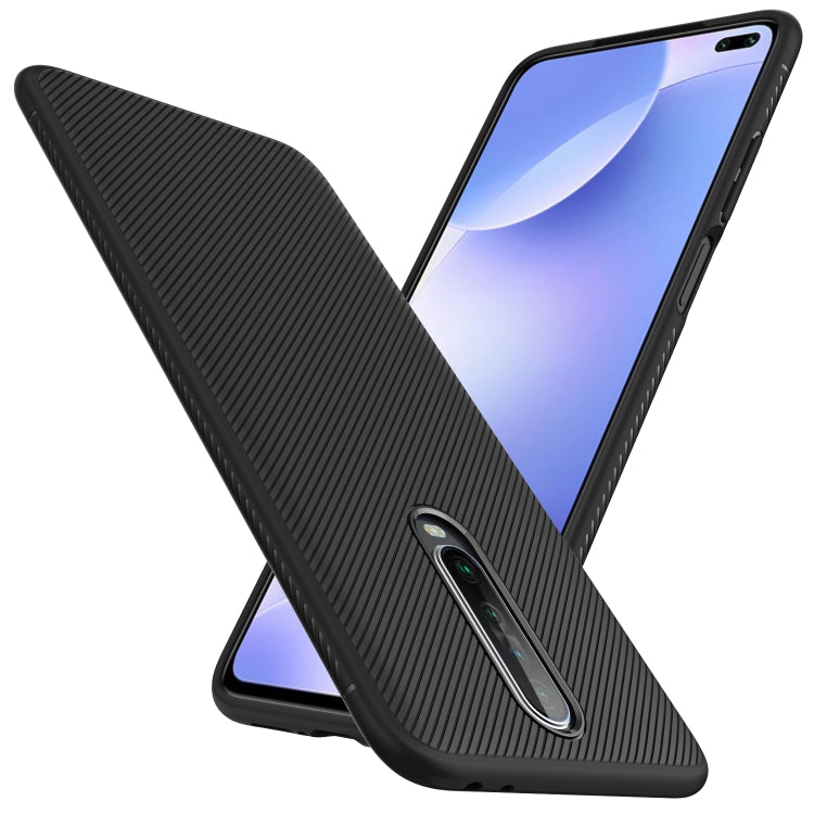 For Xiaomi Redmi K30 Lenuo Leshen Series Stripe Texture TPU Case