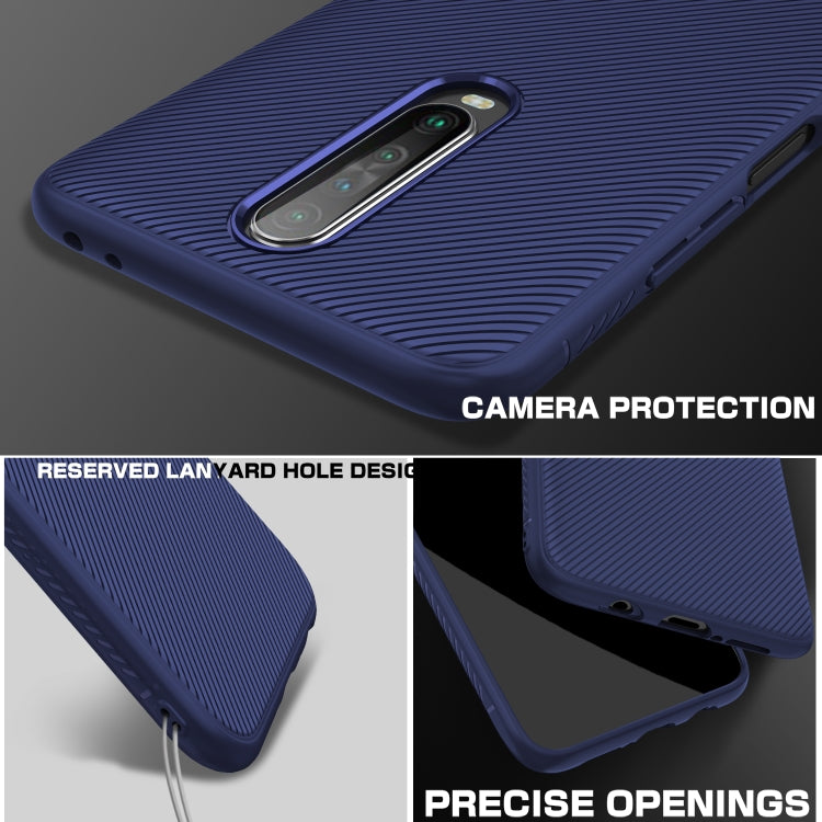 For Xiaomi Redmi K30 Lenuo Leshen Series Stripe Texture TPU Case