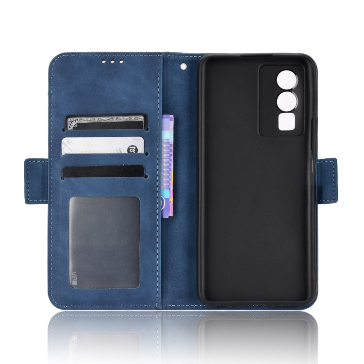 For vivo Y76 5G Skin Feel Calf Pattern Leather Phone Case