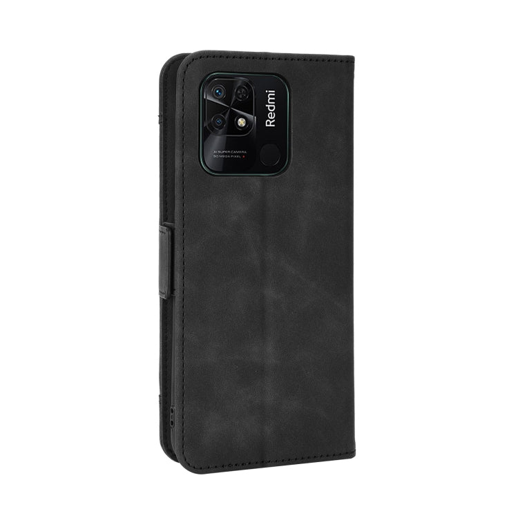 For Xiaomi Redmi 10C Skin Feel Calf Pattern Leather Phone Case