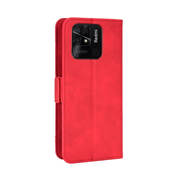 For Xiaomi Redmi 10C Skin Feel Calf Pattern Leather Phone Case