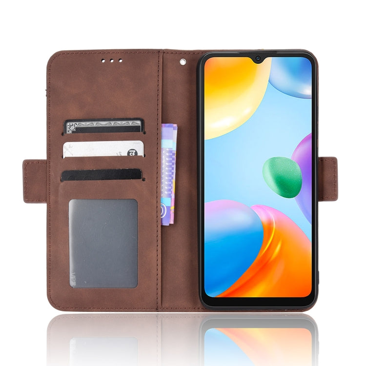 For Xiaomi Redmi 10C Skin Feel Calf Pattern Leather Phone Case