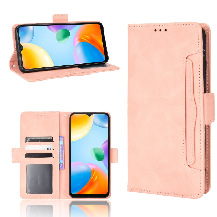 For Xiaomi Redmi 10C Skin Feel Calf Pattern Leather Phone Case