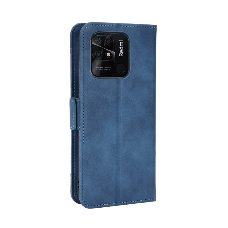 For Xiaomi Redmi 10C Skin Feel Calf Pattern Leather Phone Case