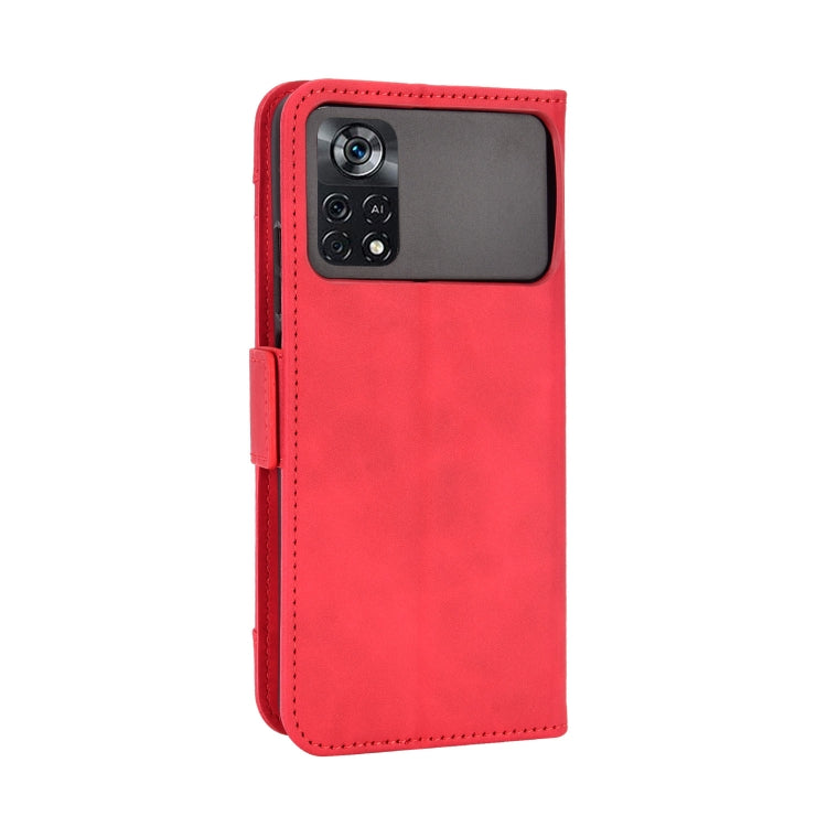 For Xiaomi Poco M4 Pro 5G Skin Feel Calf Pattern Leather Phone Case