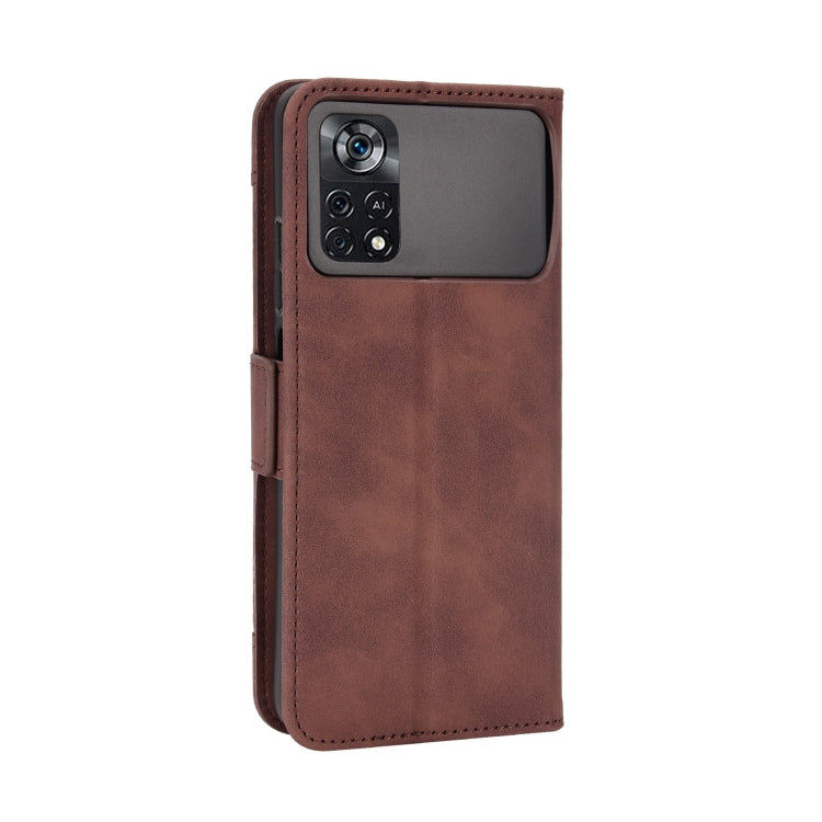 For Xiaomi Poco M4 Pro 5G Skin Feel Calf Pattern Leather Phone Case