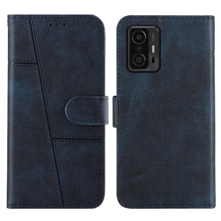 For Xiaomi 11T / 11T Pro Stitching Calf Texture Buckle Leather Phone Case
