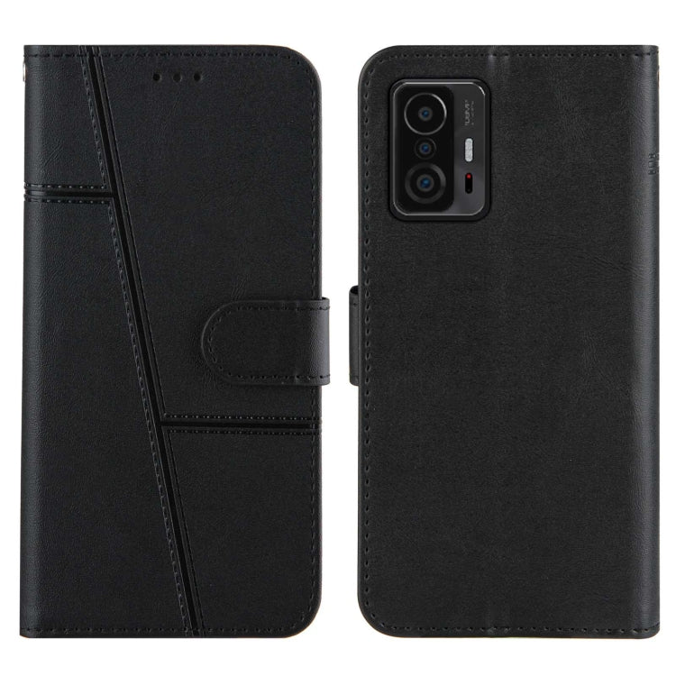 For Xiaomi 11T / 11T Pro Stitching Calf Texture Buckle Leather Phone Case