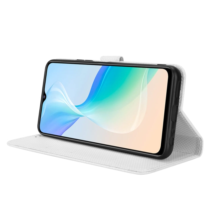 For vivo Y76 5G Diamond Texture Leather Phone Case