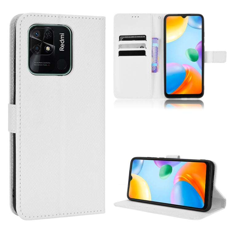 For Xiaomi Redmi 10C Diamond Texture Leather Phone Case