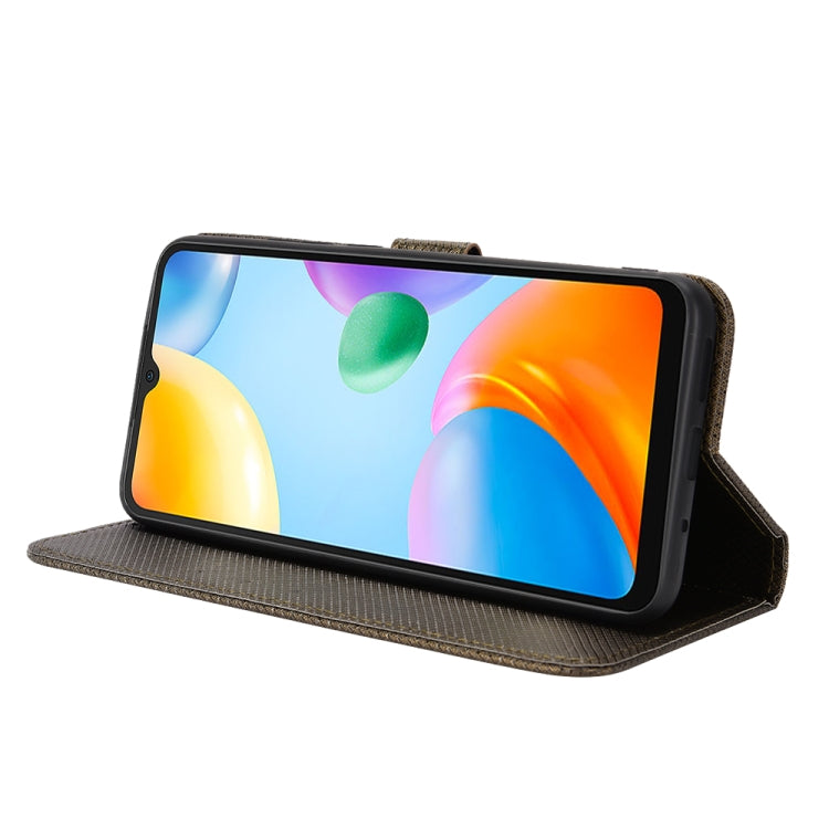 For Xiaomi Redmi 10C Diamond Texture Leather Phone Case