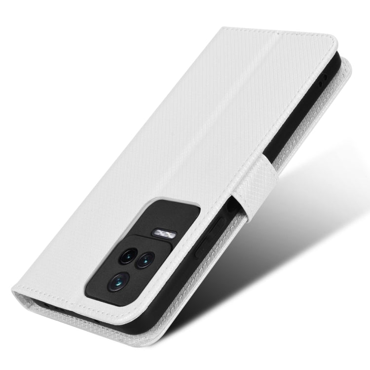 For Xiaomi Redmi K40S Diamond Texture Leather Phone Case