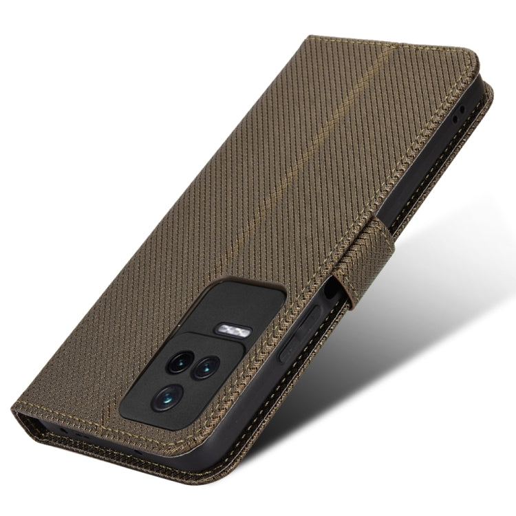 For Xiaomi Redmi K40S Diamond Texture Leather Phone Case