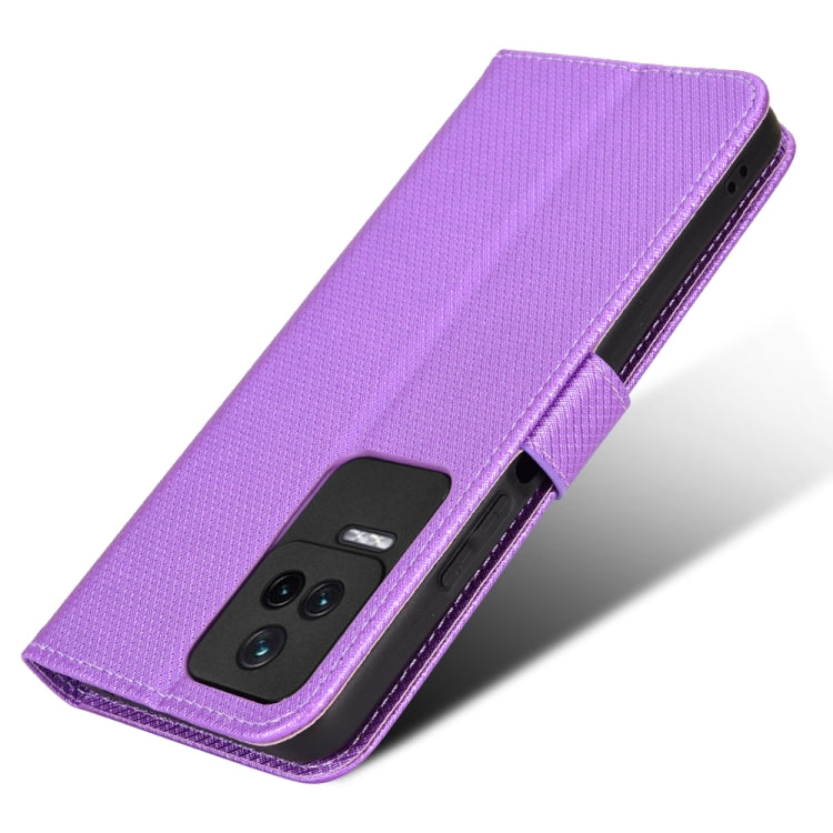 For Xiaomi Redmi K40S Diamond Texture Leather Phone Case