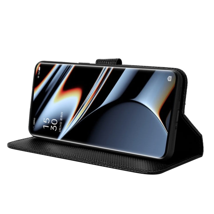 For OPPO Find X5 Pro Diamond Texture Leather Phone Case