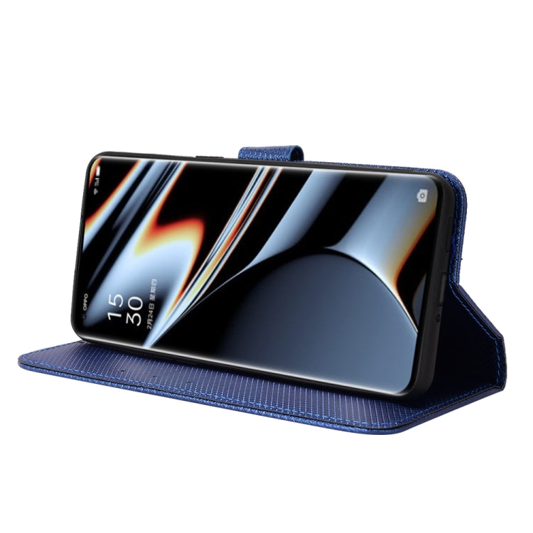 For OPPO Find X5 Pro Diamond Texture Leather Phone Case