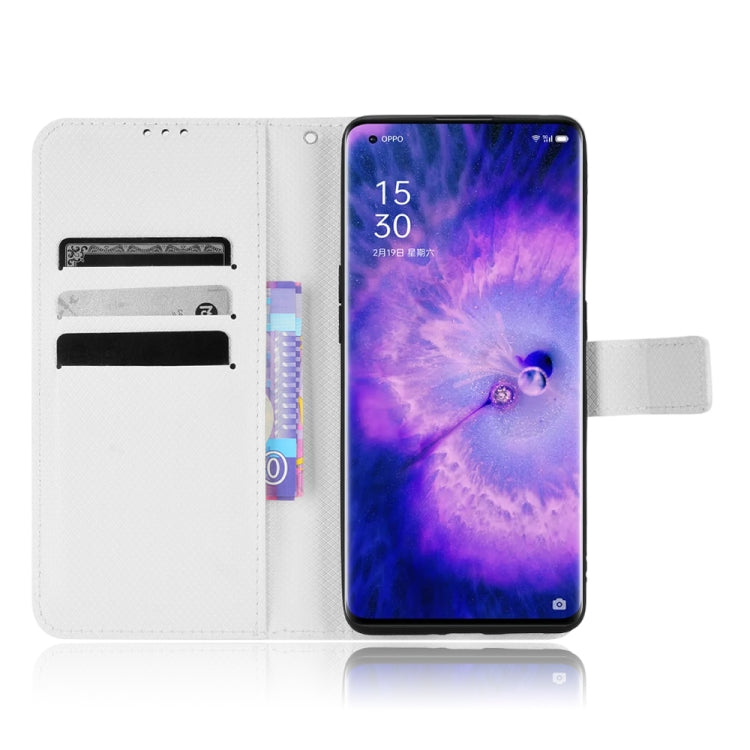 For OPPO Find X5 Diamond Texture Leather Phone Case