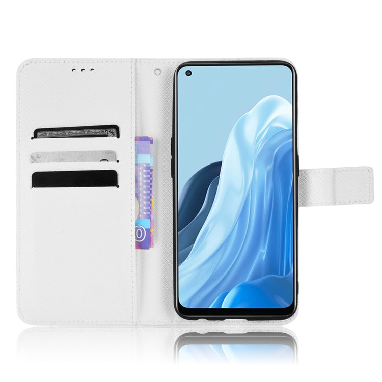 For OPPO Reno7 5G / Find X5 Lite Diamond Texture Leather Phone Case