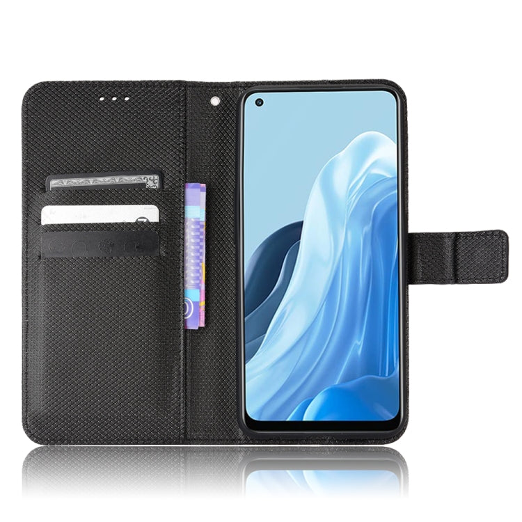 For OPPO Reno7 5G / Find X5 Lite Diamond Texture Leather Phone Case