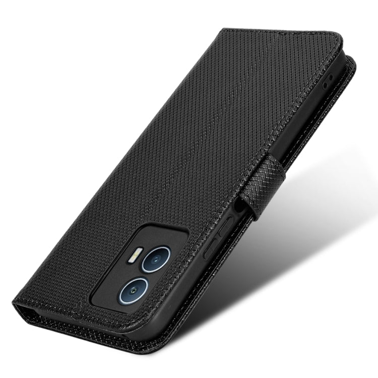 For vivo iQOO U5 5G Diamond Texture Leather Phone Case