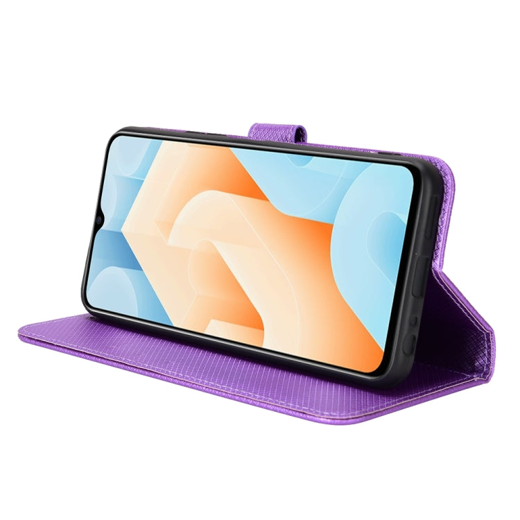 For vivo iQOO U5 5G Diamond Texture Leather Phone Case