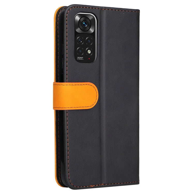 For Xiaomi Redmi Note 11 4G International/11S 4G International Stitching-Color PU Leather Phone Case
