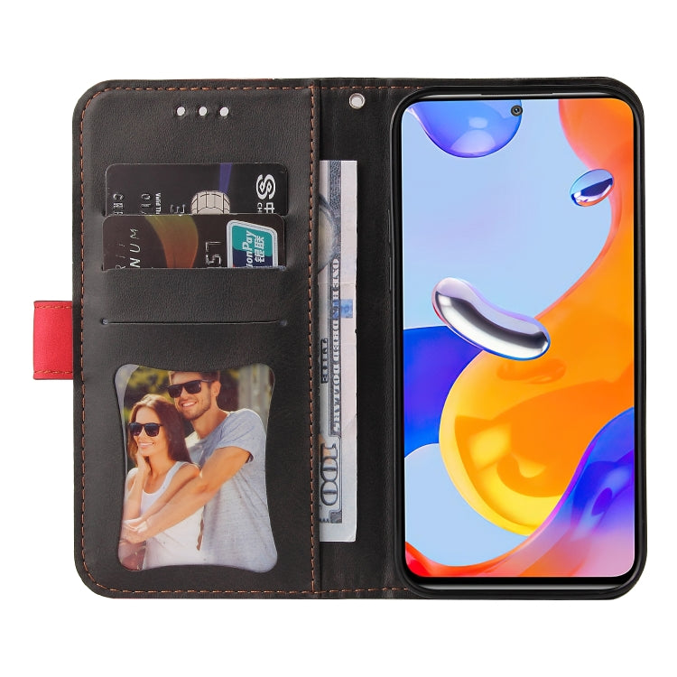 For Xiaomi Redmi Note 11 Pro 4G&5G International /11E Pro 5G CN Version Stitching-Color PU Leather Phone Case