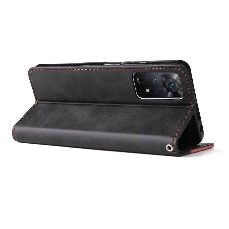 For Xiaomi Redmi Note 11 Pro 4G&5G International /11E Pro 5G CN Version Stitching-Color PU Leather Phone Case